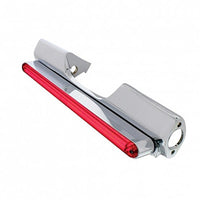 Motorcycle Rear Signal Light Bar With 24 LED 12" GloLight Bar - Red LEDs (Red or Clear Lens)