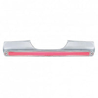 Motorcycle Rear Signal Light Bar With 24 LED 12" GloLight Bar - Red LEDs (Red or Clear Lens)