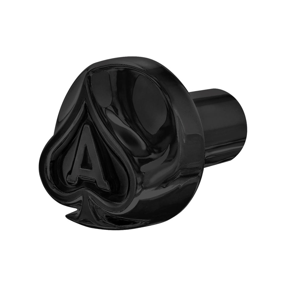 Ace Of Spades Air Valve Knob w Colored Inlays (Various Colors)