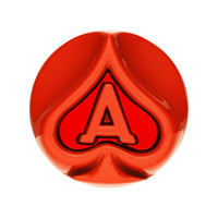 Ace Of Spades Air Valve Knob w Colored Inlays (Various Colors)