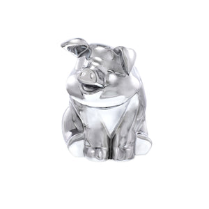 United Pacific - Die-Cast Sitting Pig Hood Ornament (Chrome or Black)