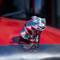 United Pacific - Die-Cast Sitting Pig Hood Ornament (Chrome or Black)