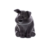 United Pacific - Die-Cast Sitting Pig Hood Ornament (Chrome or Black)