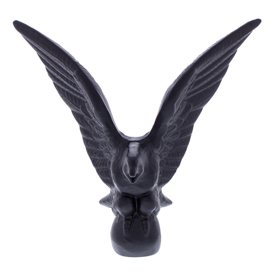 United Pacific - Die-Cast American Eagle Hood Ornament (Matte Black)