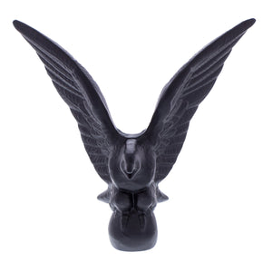 United Pacific - Die-Cast American Eagle Hood Ornament (Matte Black)