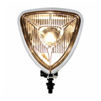 United Pacific - Triangle Headlight With Chrome or Black Housing & Flat Back
