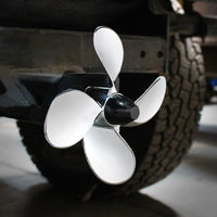 United Pacific - Spinning Propeller Hitch Cover For 2" X 2" Trailer Hitch Receivers