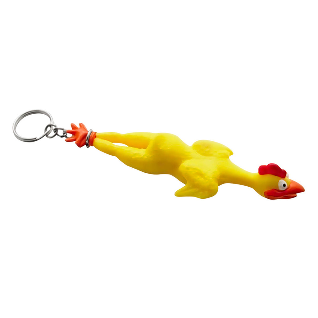 United Pacific - Rubber Chicken Novelty Keychain
