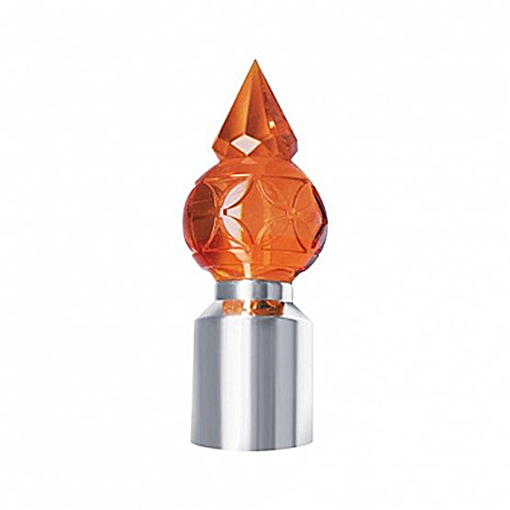 United Pacific - Crystal Pyramid Ball Bumper Guide Top - Amber (2-Pack)