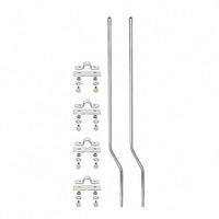 United Pacific - Stainless Steel Bumper Guide - Amber (Pair)