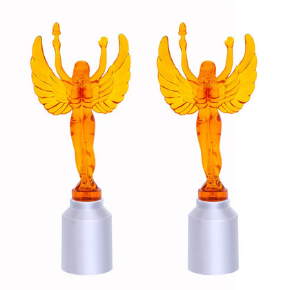 United Pacific - Flying Goddess Bumper Guide Tops - Amber (2-Pack)