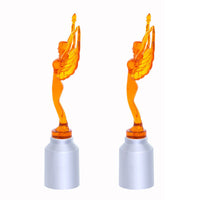 United Pacific - Flying Goddess Bumper Guide Tops - Amber (2-Pack)