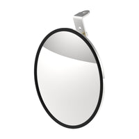 8-1/2" 430 Stainless Steel Convex Mirror With LED (Driver or Passenger Side)
