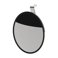 8-1/2" 430 Stainless Steel Convex Mirror With LED (Driver or Passenger Side)