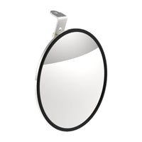 8-1/2" 430 Stainless Steel Convex Mirror With LED (Driver or Passenger Side)