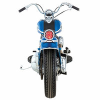 Motorcycle LED Rear Fender Tail Light With Chrome Grille Bezel - Red LEDs (Red or Smoked Lens)