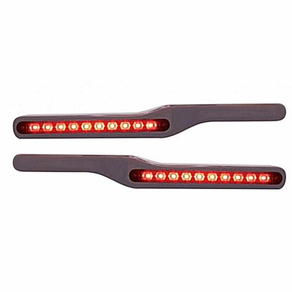 United Pacific - Wood Armrest With LED Light For Peterbilt (Various Colors)
