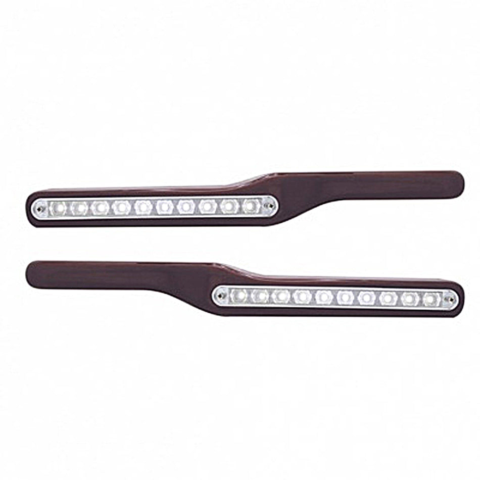 United Pacific - Wood Armrest With LED Light For Peterbilt (Various Colors)