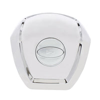 United Pacific - Chrome Steering Wheel Horn Pad For 2012-2021 Peterbilt 579