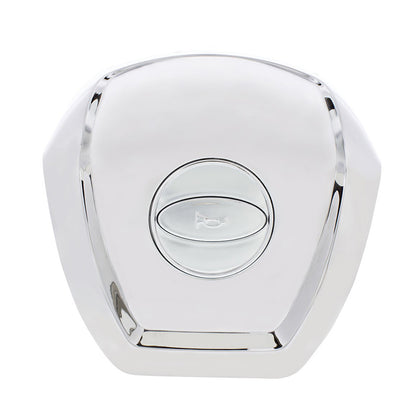 United Pacific - Chrome Steering Wheel Horn Pad For 2012-2021 Peterbilt 579