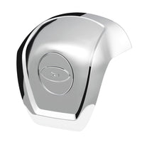 United Pacific - Chrome Steering Wheel Horn Pad For 2012-2021 Peterbilt 579