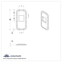 United Pacific - 2005+ Peterbilt Wood Shift Plate