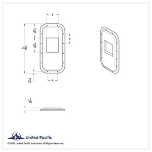 United Pacific - 2005+ Peterbilt Wood Shift Plate