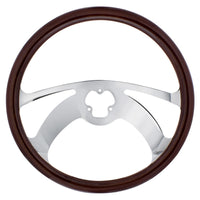 United Pacific - 18" Wood Steering Wheel (Scorpion)