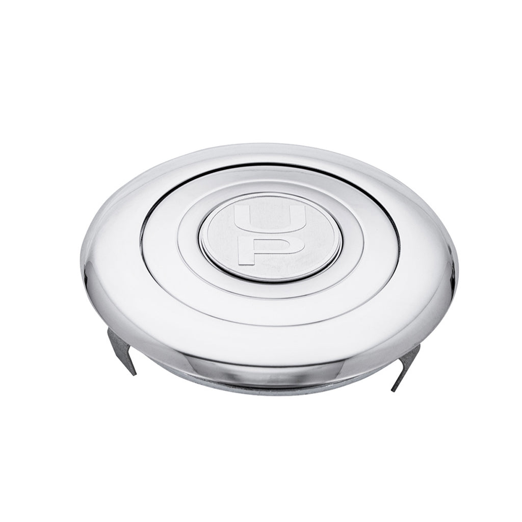 Chrome Aluminum Steering Wheel Horn Button With "United Pacific" Logo