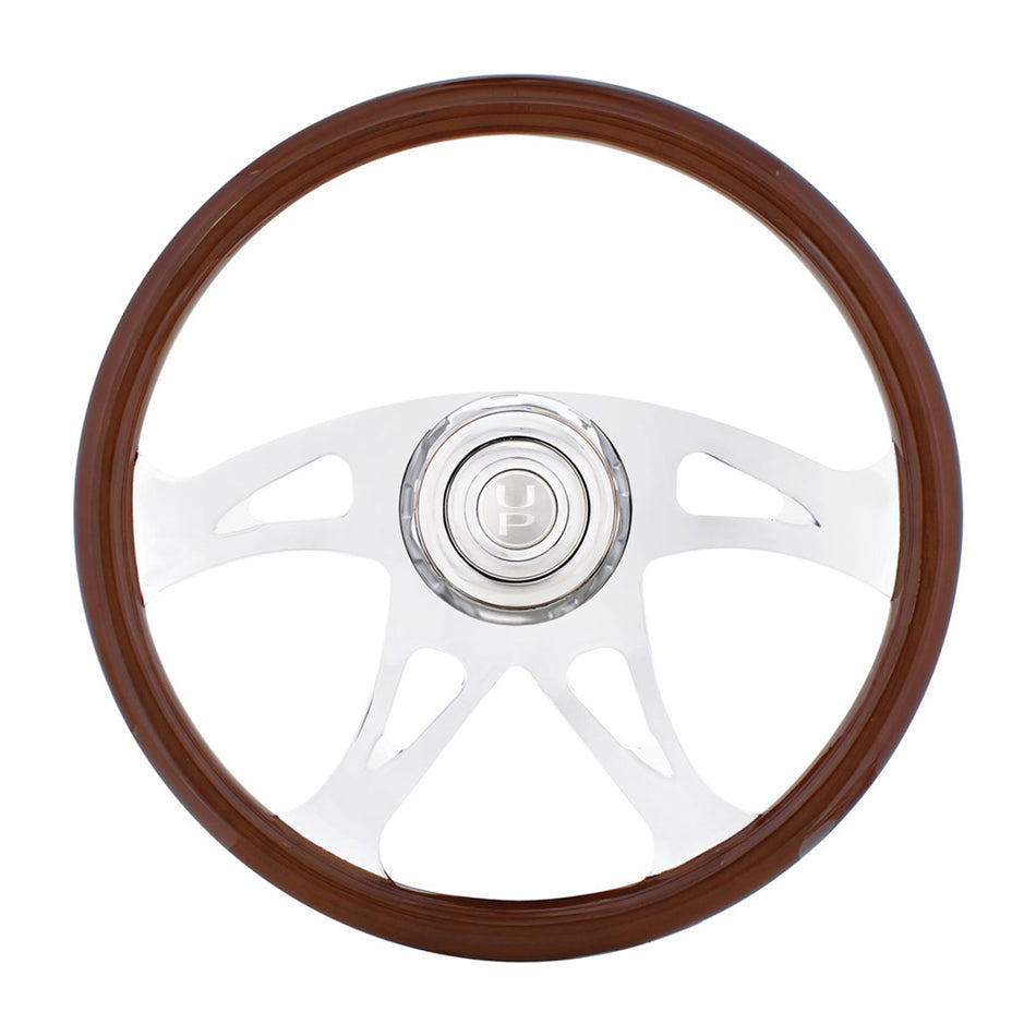 United Pacific - 18" Boss Steering Wheel With Hub & Horn Kit (Freightliner 1989-July 2006)