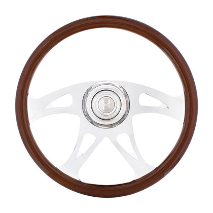 United Pacific - 18" Boss Steering Wheel With Hub & Horn Kit (Freightliner 1989-July 2006)