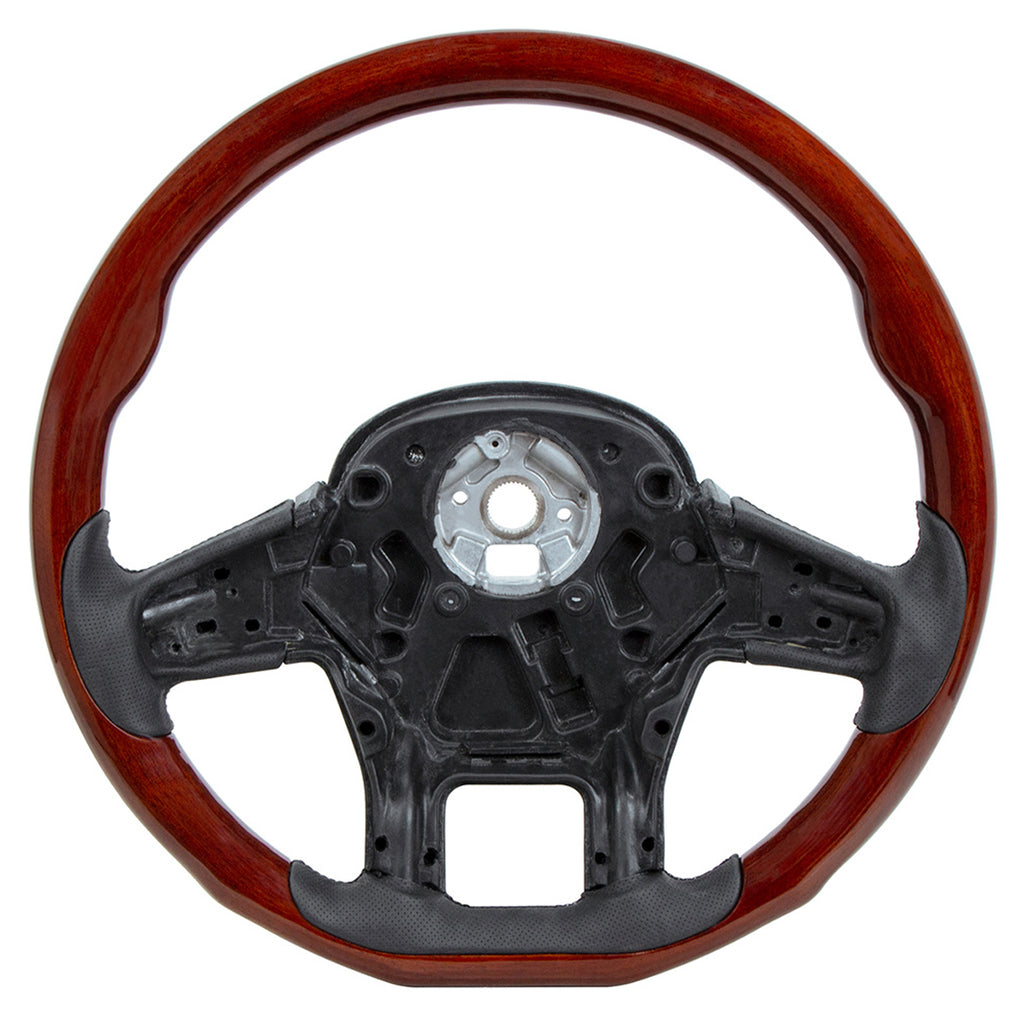 18" "YourGrip" Wood Steering Wheel For 2012-2021 Peterbilt 579 & 2013-2021 Kenworth T680