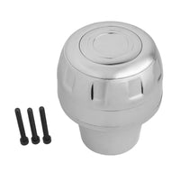 United Pacific - Chrome Steering Wheel Hub & Horn Button Kit For 1989-2006 Freightliner