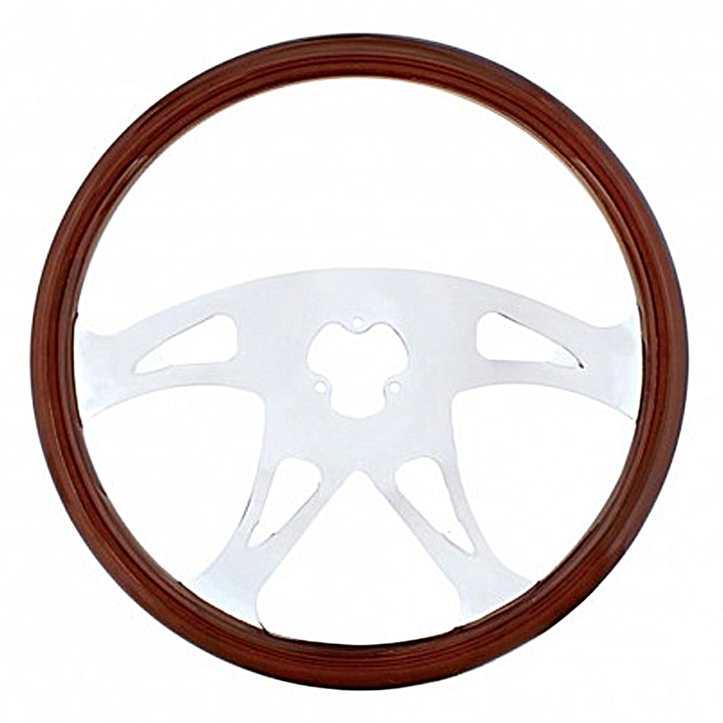 United Pacific - 18" Chrome Boss Steering Wheel