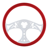 United Pacific - 18" Color Lady Steering Wheel Only (Electric Blue or Indigo Red)