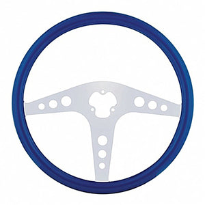 United Pacific - 18" Color GT Steering Wheel (Electric Blue or Indigo Red)