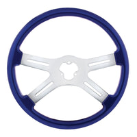 United Pacific - 18" Vibrant Color 4 Spoke Steering Wheel (Various Colors)