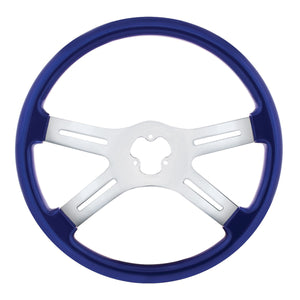 United Pacific - 18" Vibrant Color 4 Spoke Steering Wheel (Various Colors)