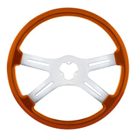 United Pacific - 18" Vibrant Color 4 Spoke Steering Wheel (Various Colors)