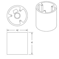 Chrome Steering Wheel Hub For Volvo VN/VNL (1996-2017) & VT (2006-2010) With Tilt/Tele Steering Column