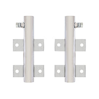 United Pacific - Chrome or Black Warning Flag Holder (Pair)