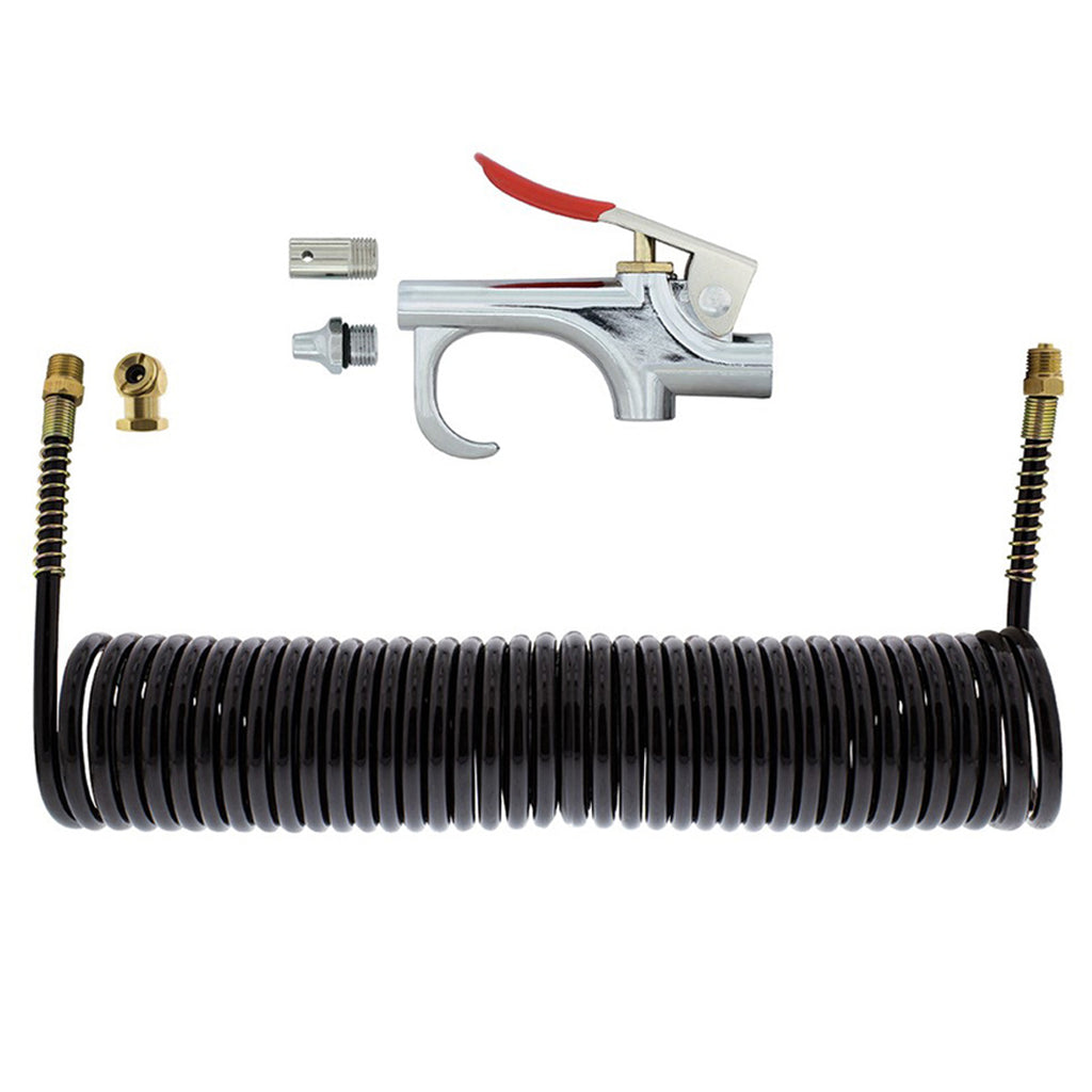 30 Feet Extension Hose With Air Chuck and Air Blow Gun Kit