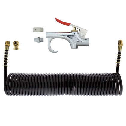 30 Feet Extension Hose With Air Chuck and Air Blow Gun Kit