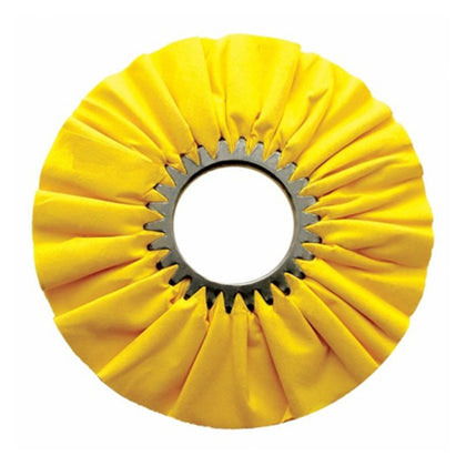 United Pacific - 10" Yellow Treated Airway Buff - 3" Arbor