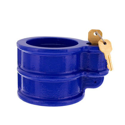 United Pacific - Heavy Duty Steel King Pin Lock For 2" Diameter Kingpin