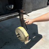 United Pacific - Black Heavy Duty Belt Strap Winder