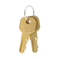 United Pacific - Heavy Duty Steel Blue King Pin Lock For 2" Diameter Kingpin