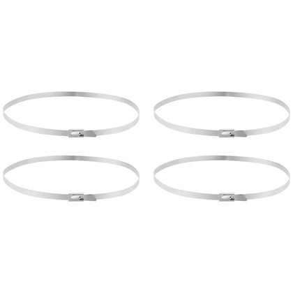 United Pacific - 14" Stainless Locking Cable Ties (4-Pack)