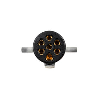 United Pacific - Round 7-Way Female Connector (Split Pin)