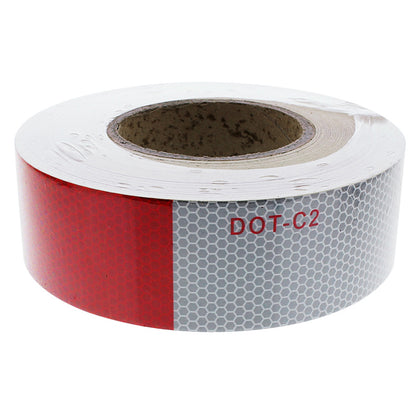 United Pacific - DOT-C2 Conspicuity Reflective Tape - 7" White/11" Red